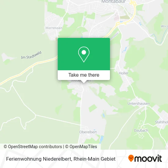 Карта Ferienwohnung Niederelbert