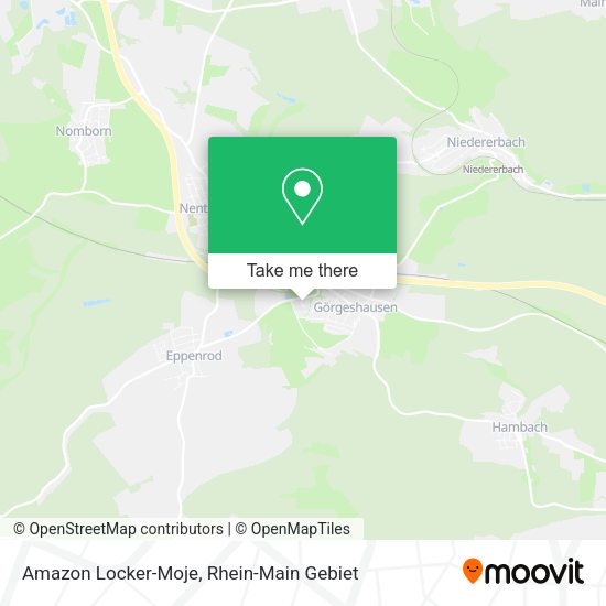 Карта Amazon Locker-Moje