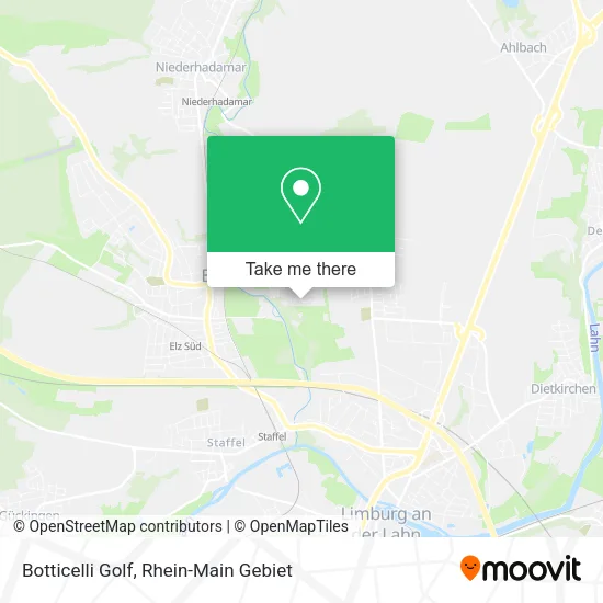 Карта Botticelli Golf
