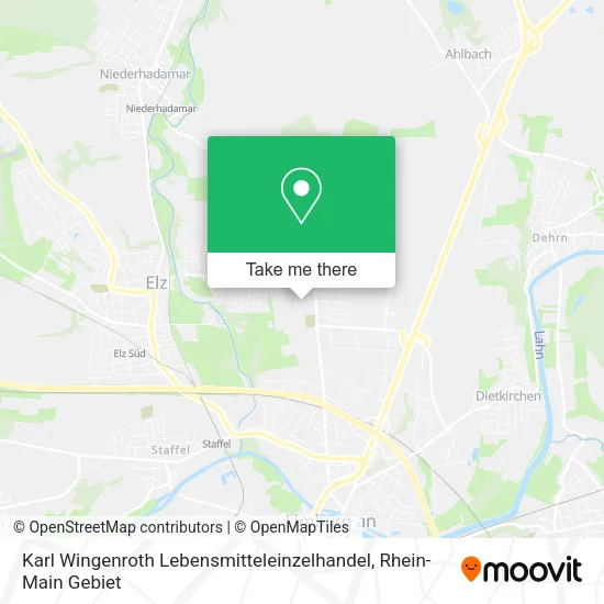 Карта Karl Wingenroth Lebensmitteleinzelhandel