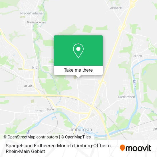 Карта Spargel- und Erdbeeren Mönich Limburg-Offheim