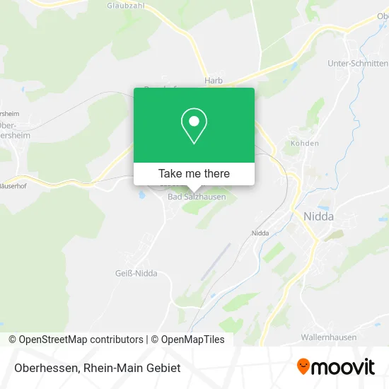 Карта Oberhessen