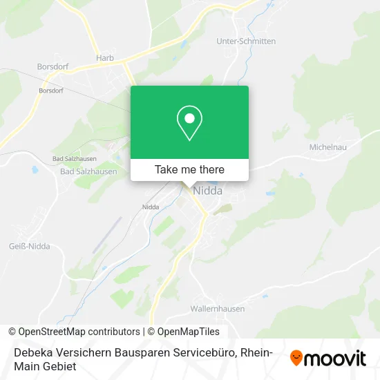 Карта Debeka Versichern Bausparen Servicebüro