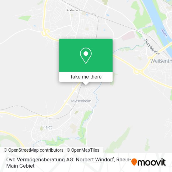 Карта Ovb Vermögensberatung AG: Norbert Windorf