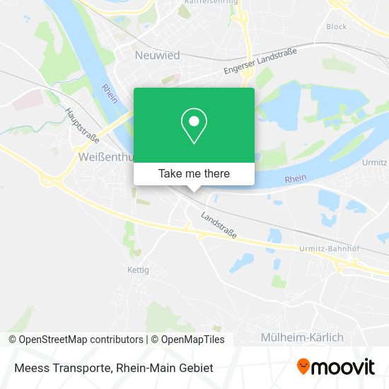 Карта Meess Transporte