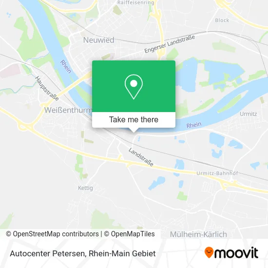 Карта Autocenter Petersen