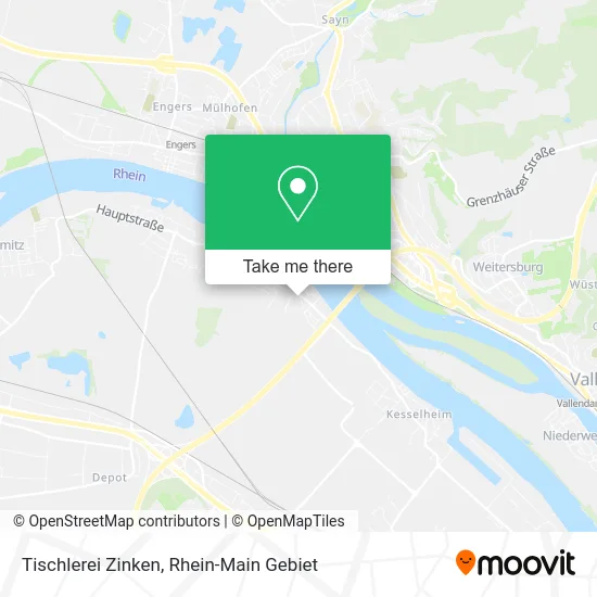 Карта Tischlerei Zinken