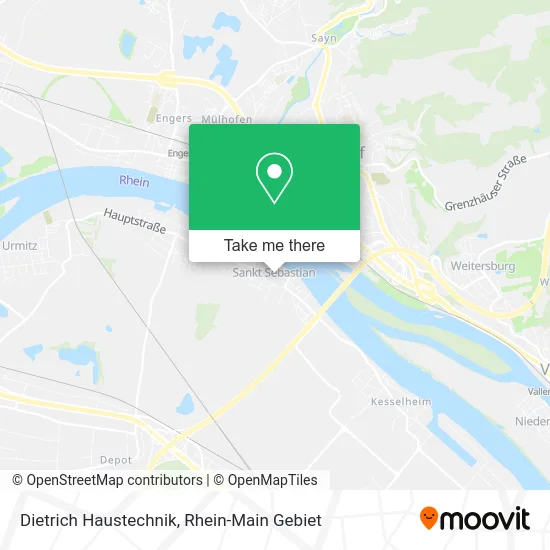 Карта Dietrich Haustechnik