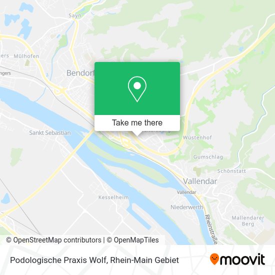 Карта Podologische Praxis Wolf