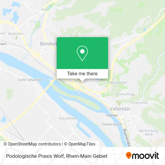 Карта Podologische Praxis Wolf