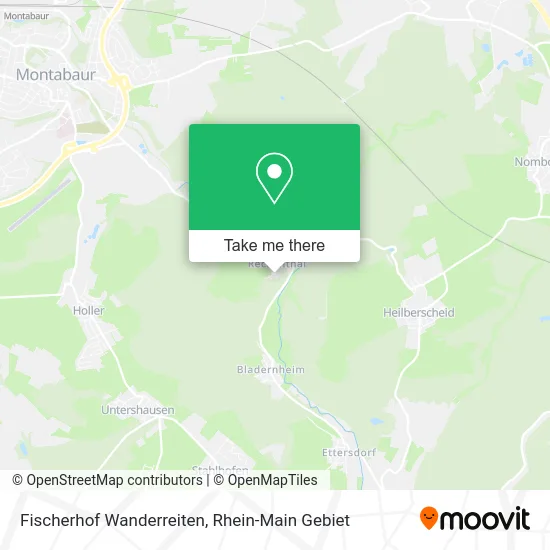 Карта Fischerhof Wanderreiten