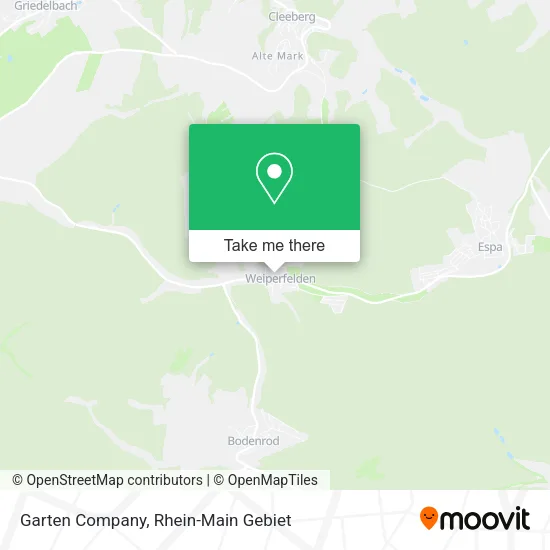 Карта Garten Company