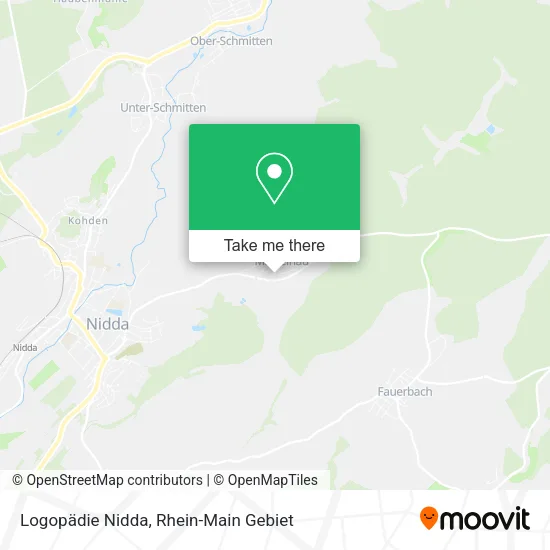 Карта Logopädie Nidda