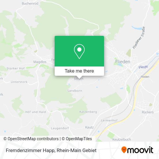 Карта Fremdenzimmer Happ