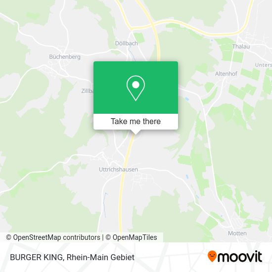 Карта BURGER KING