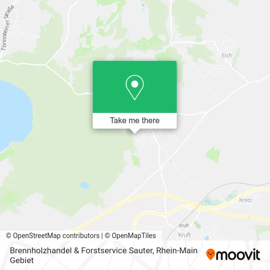 Карта Brennholzhandel & Forstservice Sauter