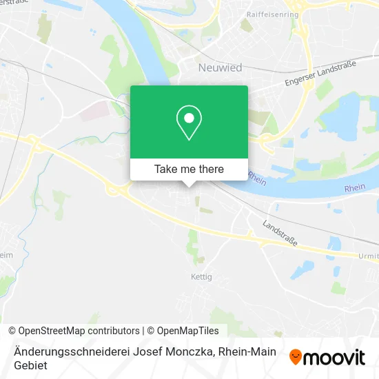 Карта Änderungsschneiderei Josef Monczka
