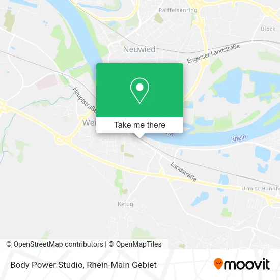 Body Power Studio map