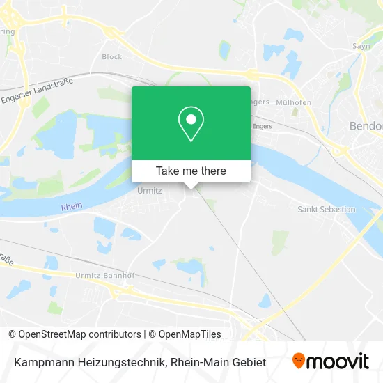 Карта Kampmann Heizungstechnik