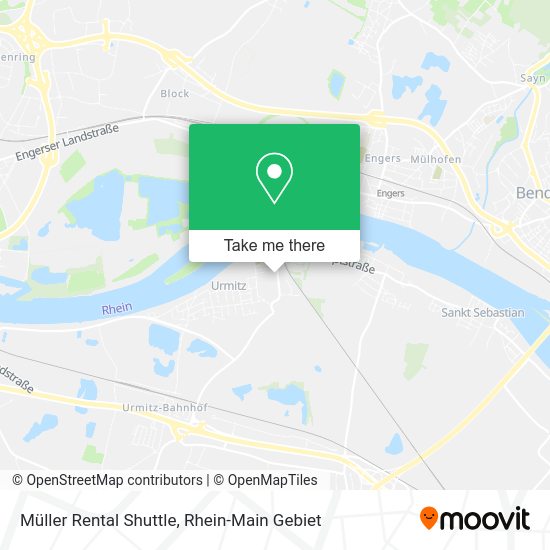 Карта Müller Rental Shuttle