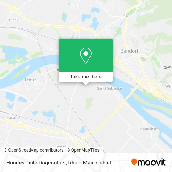 Hundeschule Dogcontact map