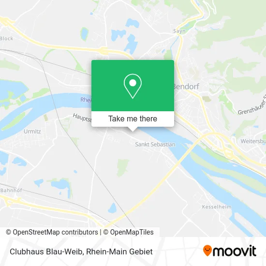 Карта Clubhaus Blau-Weib