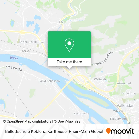 Карта Ballettschule Koblenz Karthause