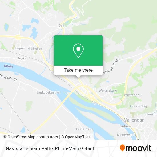 Карта Gaststätte beim Patte