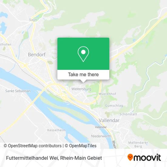 Карта Futtermittelhandel Wei