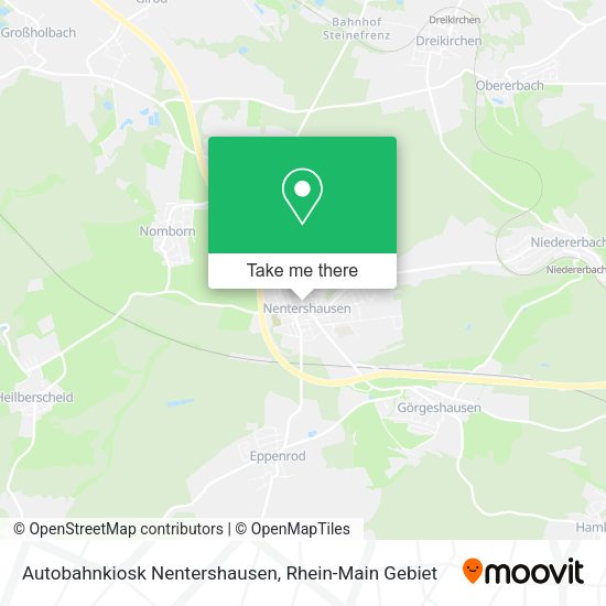 Карта Autobahnkiosk Nentershausen