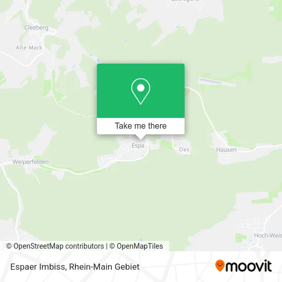 Карта Espaer Imbiss