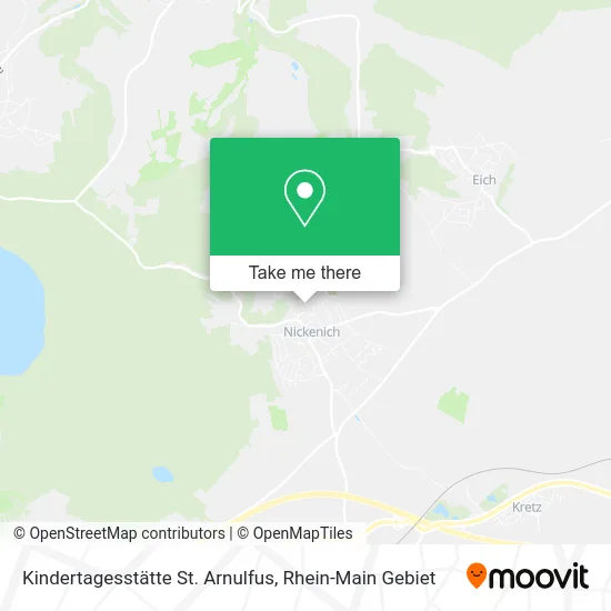 Карта Kindertagesstätte St. Arnulfus