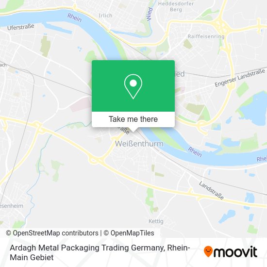 Карта Ardagh Metal Packaging Trading Germany