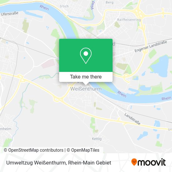 Карта Umweltzug Weißenthurm