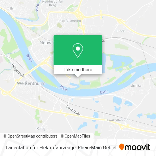 Карта Ladestation für Elektrofahrzeuge