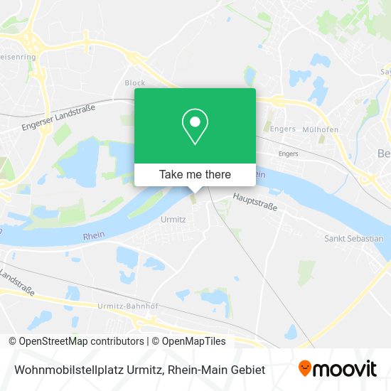 Карта Wohnmobilstellplatz Urmitz