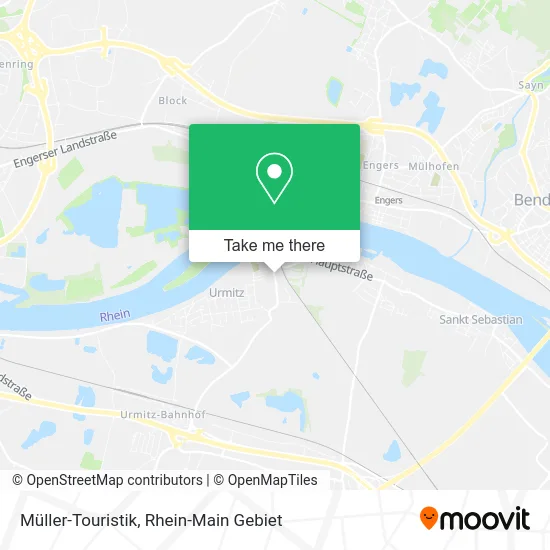 Карта Müller-Touristik