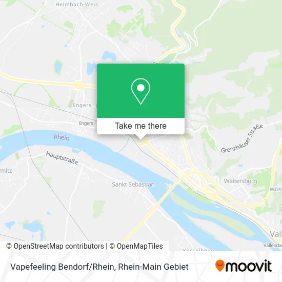 Карта Vapefeeling Bendorf/Rhein