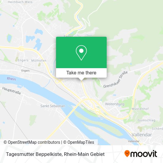 Карта Tagesmutter Beppelkiste