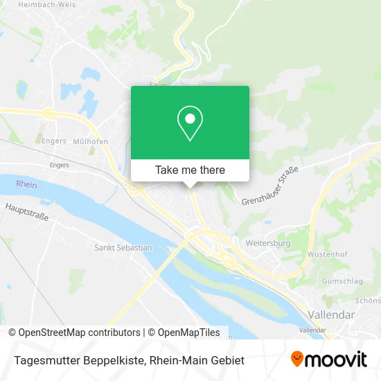 Карта Tagesmutter Beppelkiste