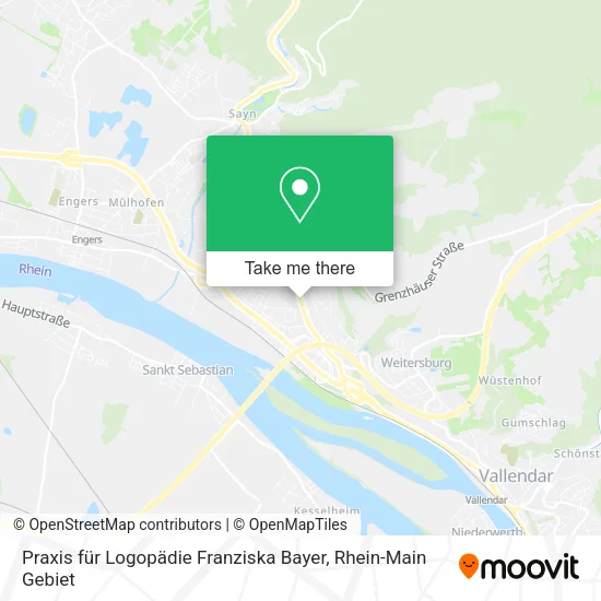 Карта Praxis für Logopädie Franziska Bayer