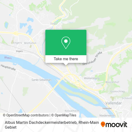 Карта Albus Martin Dachdeckermeisterbetrieb