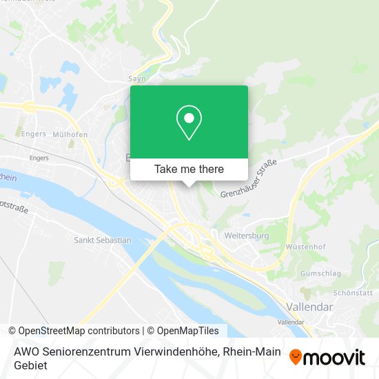 Карта AWO Seniorenzentrum Vierwindenhöhe