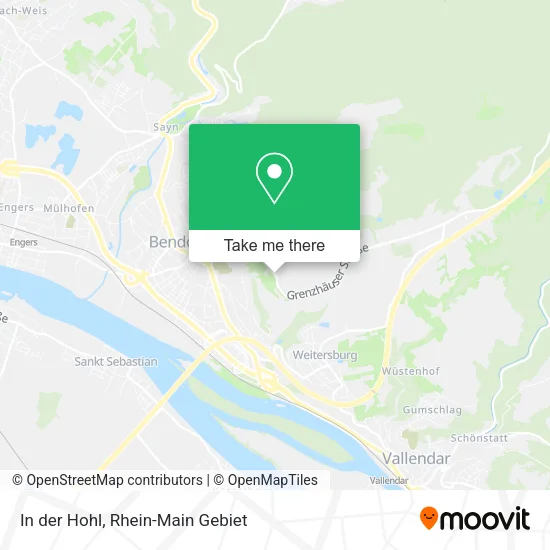 Карта In der Hohl