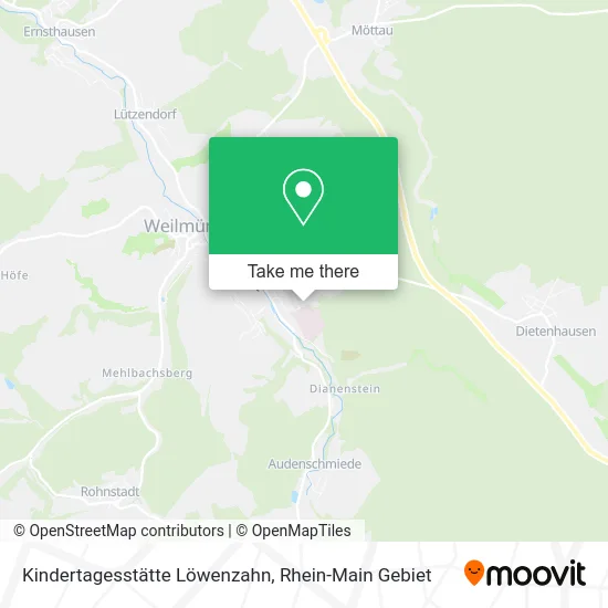 Карта Kindertagesstätte Löwenzahn
