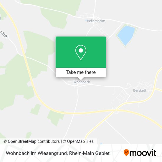 Карта Wohnbach im Wiesengrund