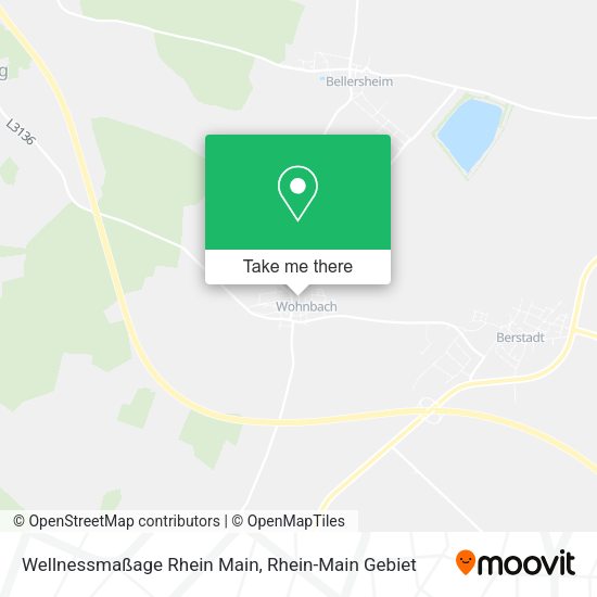 Карта Wellnessmaßage Rhein Main