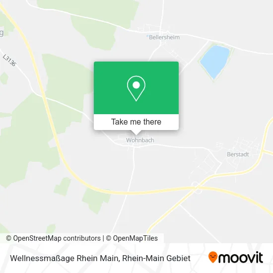 Карта Wellnessmaßage Rhein Main