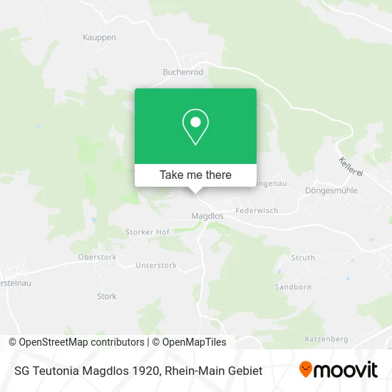 Карта SG Teutonia Magdlos 1920