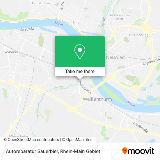 Карта Autoreparatur Sauerbier